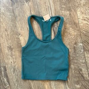 Abercrombie Teal Racerback Tank Top